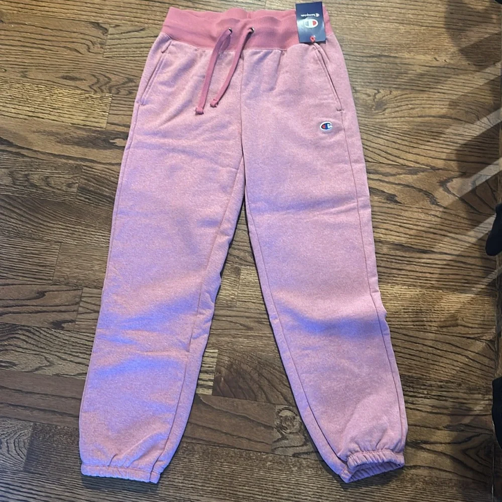 Champion Pink/Terracotta joggers/sweatpants-Small - Picture 3 of 5